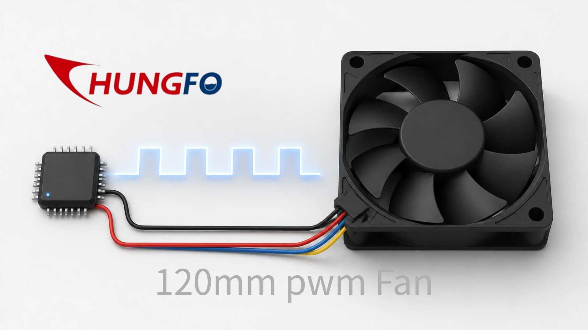Bagaimana Sinyal Modulasi Lebar Pulsa (PWM) Mengatur Kipas DC Tanpa Sikat 12V?
