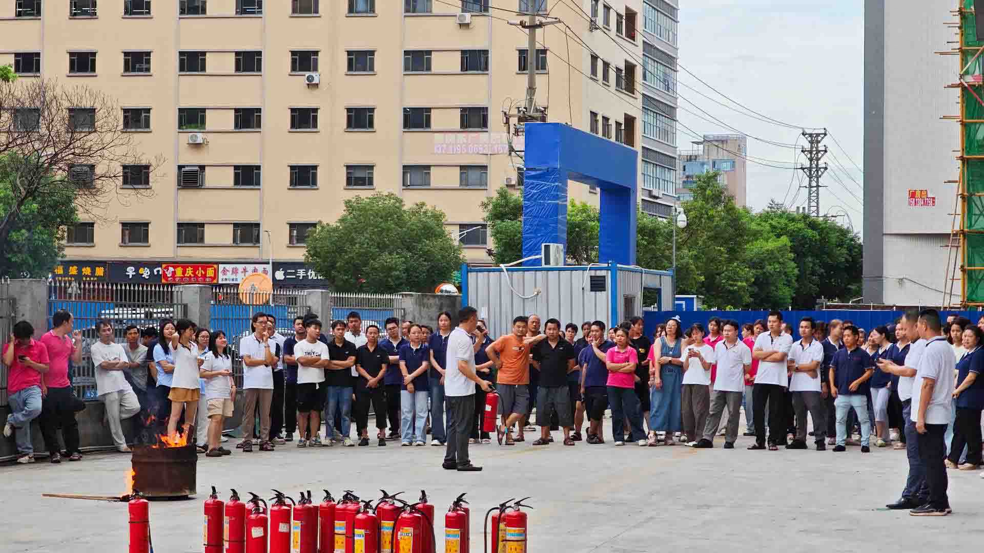 Chungfo conducts fire drills to prevent fires before they happen - focus on quality and protect safety